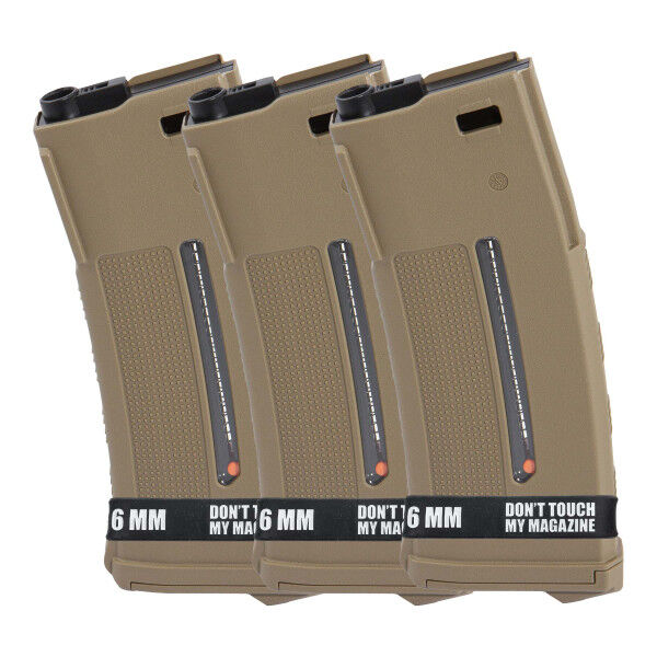 PTS EPM1 Enhanced Magazin für M4 250rds, Dark Earth, 3er-Set - Bild 1