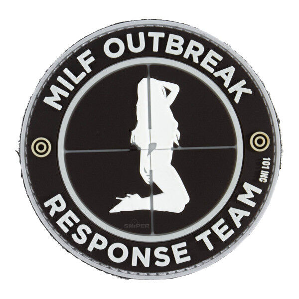 Milf Outbreak Patch PVC, black - Bild 1