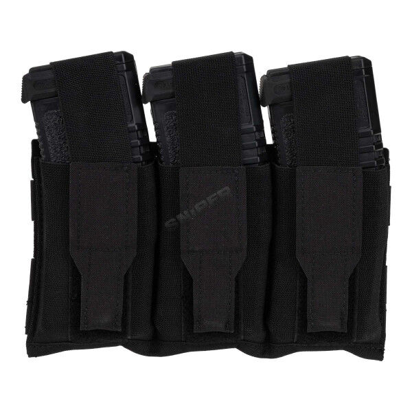 Reapo Triple Mag Pouch w/ Velcro, Black - Bild 1