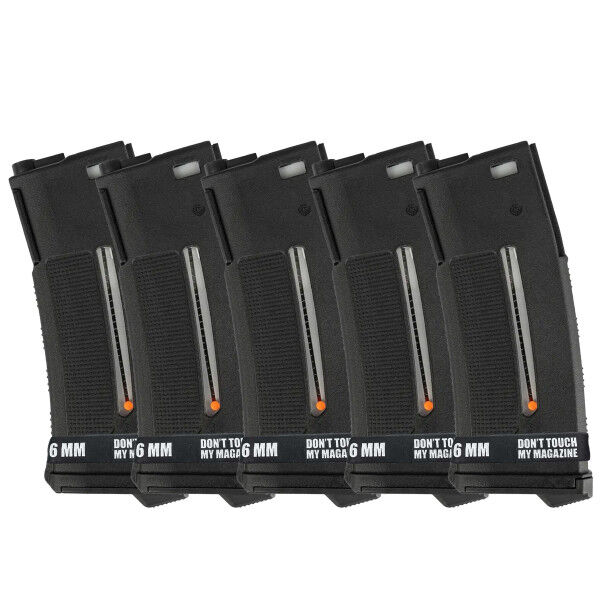 PTS EPM1-RX Enhanced Magazin für M4 250rds, Black, 5er-Set - Bild 1
