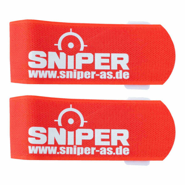 Sniper Comfort Teamarmbänder 2er Set, Rot - Bild 1