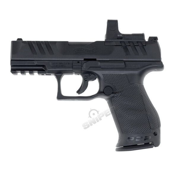 Walther PDP Compact 4&quot; w/ Red Dot Visier NBB Co2 Softair Pistole, Black - Bild 1