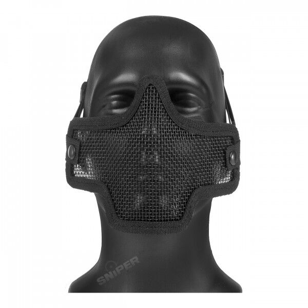 V Tactical 2G Mask Wire Mesh, Black - Bild 1