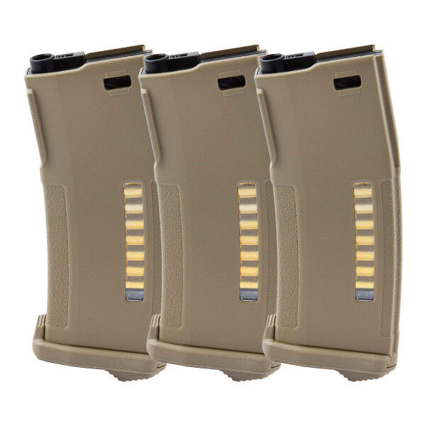 PTS Enhanced Polymer Magazine 150rds, Dark Earth, 3er-Set - Bild 1