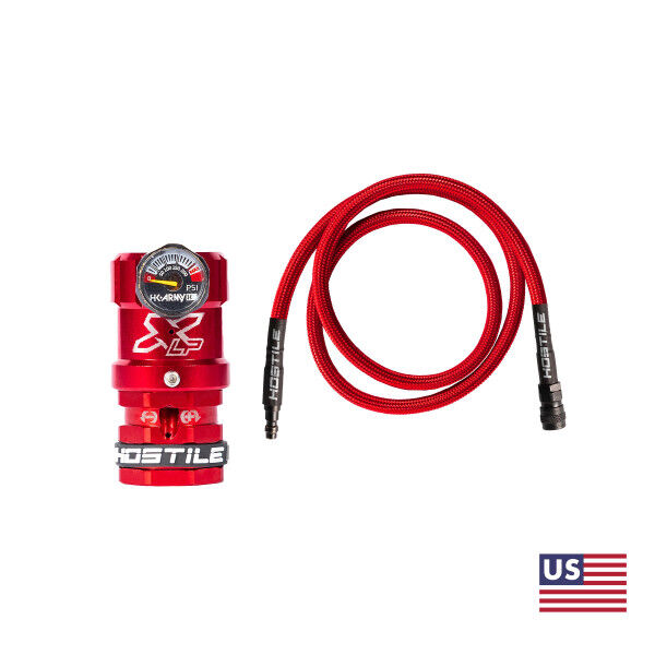 Hostile LXP Regulator Side Port w/ AWS Flex Line 42", Red - Bild 1