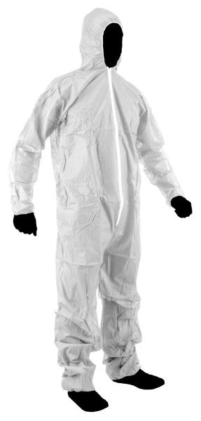 Disposable White Coverall - Bild 1