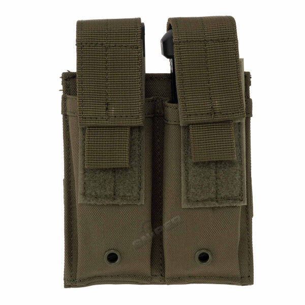 Double Pistol Mag Pouch, OD - Bild 1