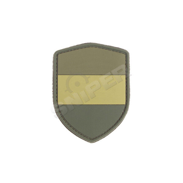 Deutschland Schild PVC Patch, green - Bild 1