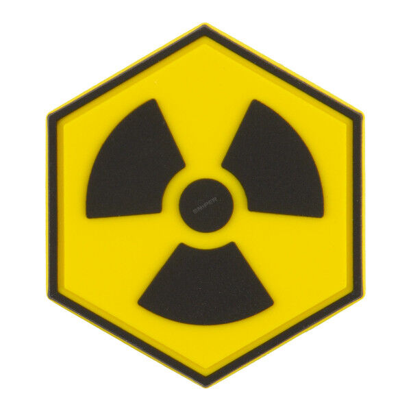 Hexagon 3D PVC Patch Radioactive - Bild 1