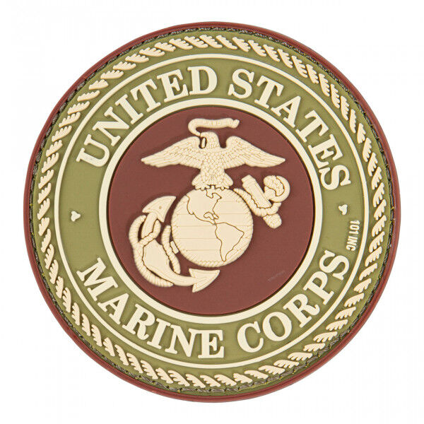 United States Marine Corps Patch PVC, brown - Bild 1