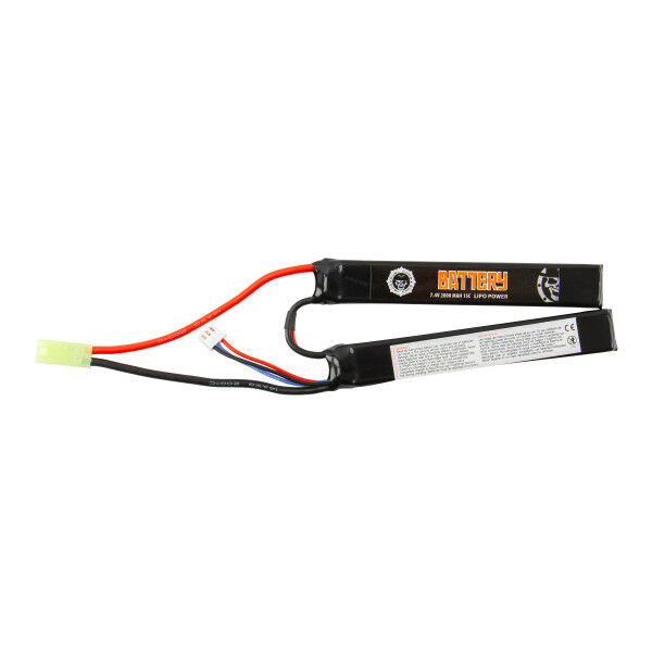 Tamiya 7,4V 2000mAh 15C LiPo Akku, 2 Sticks - Bild 1