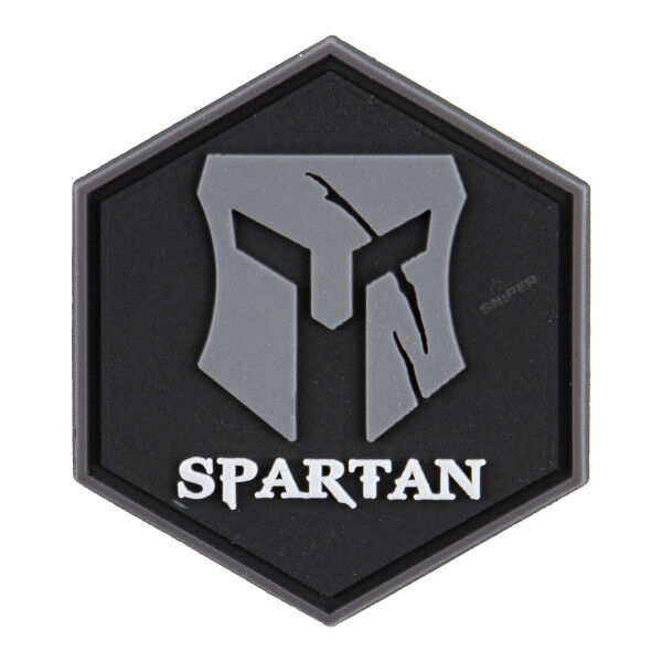 Hexagon 3D PVC Patch Spartan - Bild 1