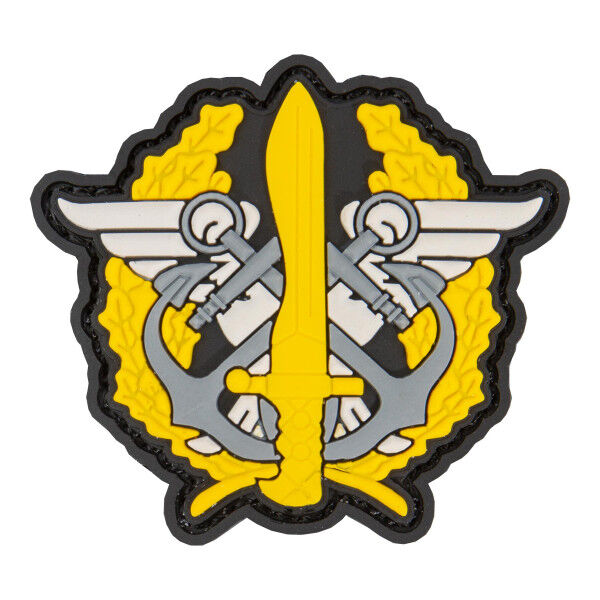 Patch 3D PVC Corps Marines logo, yellow - Bild 1