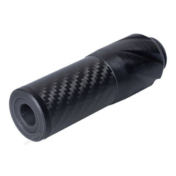 DSL2 Carbon Silencer 36x100mm, Black - Bild 1
