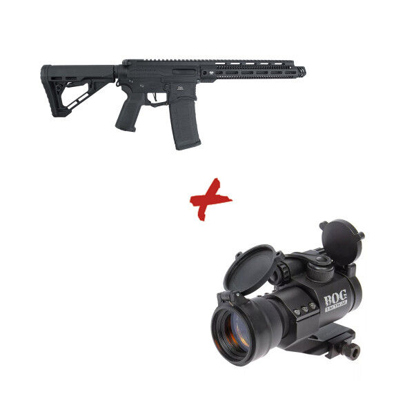 Limited Edition Zion Arms M4 M-Lok 10&quot; (S)AEG w/Free Red Dot, Black - Bild 1