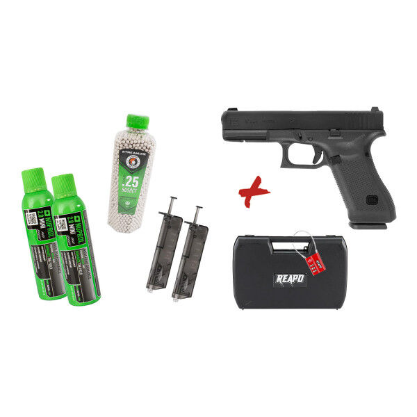 Bundle Deal #4 - Glock 17 Gen 5 GBB Softair Pistole - Bild 1