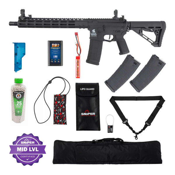 Einsteiger Set #3 - Lancer Archon Gen3 ETU M-Lok 14&quot; M4 (S)AEG , Black - Bild 1