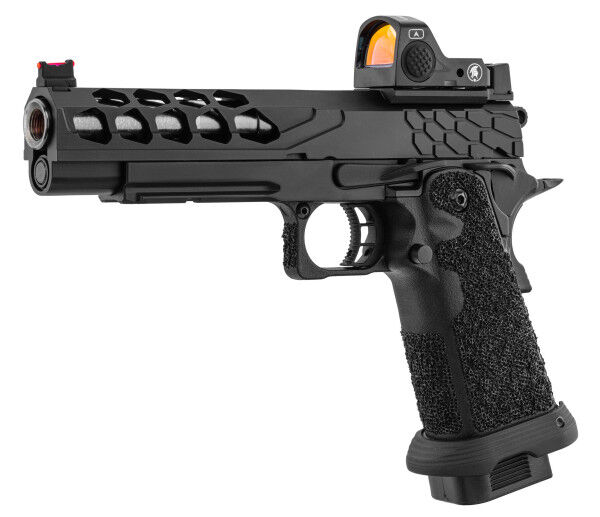 Lancer Tactical LTX-7B Stryk RMR Hi-Capa GBB Softairpistole, Black - Bild 1