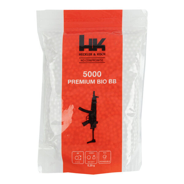 Heckler &amp; Koch 0,20g Premium Bio BBs, 5000rds Bag - Bild 1
