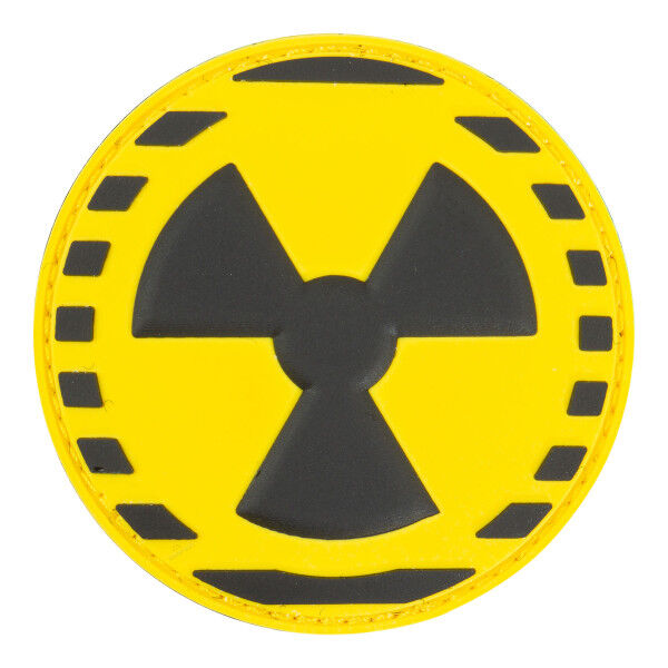Patch 3D PVC Nuclear, yellow - Bild 1