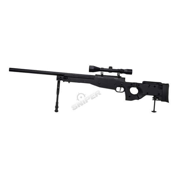 Specna Arms SA-S14 Scharfschützengewehr High-Power w/ Scope &amp; Bipod, Black - Bild 1