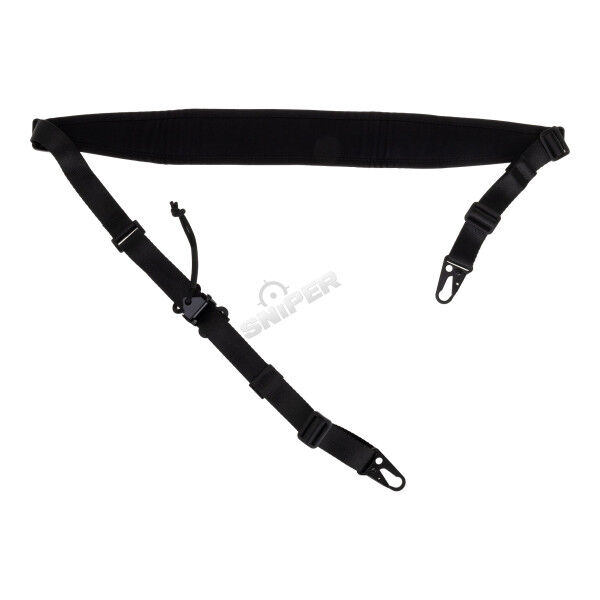 Quick Adjustable Padded Two-Point Sling, Black - Bild 1