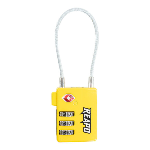 REAPO XL Zahlenschloss comfort TSA lock, Yellow - Bild 1