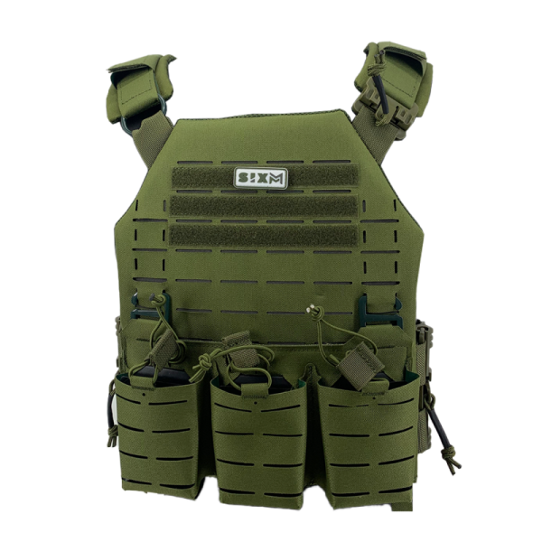 SixxMM Plattenträger Tactical LLC, OD - Bild 1