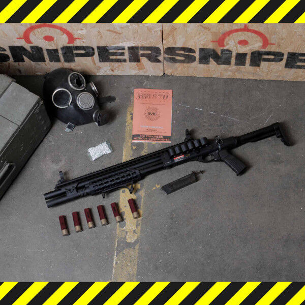 B-Ware M870 Tri-Shot Gas Pump Action Shotgun, Black - Bild 1