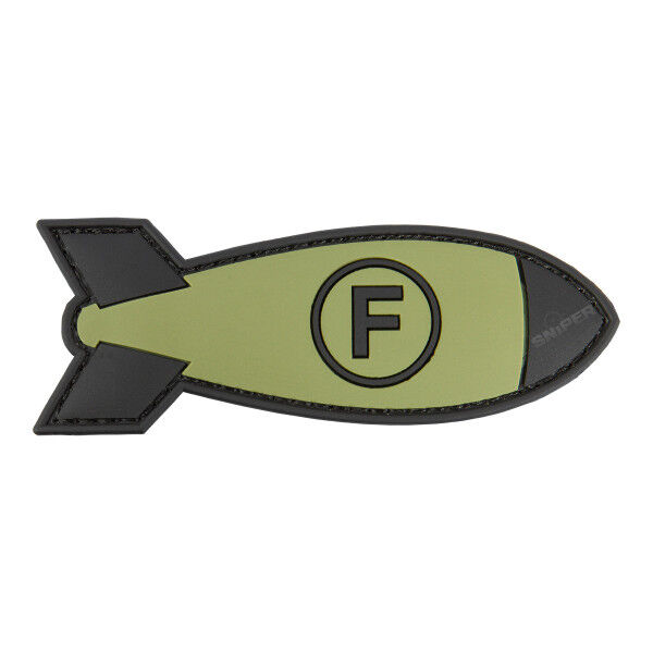 3D PVC Patch F. Bomb, green - Bild 1