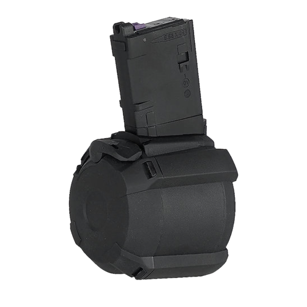 M4 Gas/HPA Drum Mag für MWS-Systeme , 500rds - Bild 1
