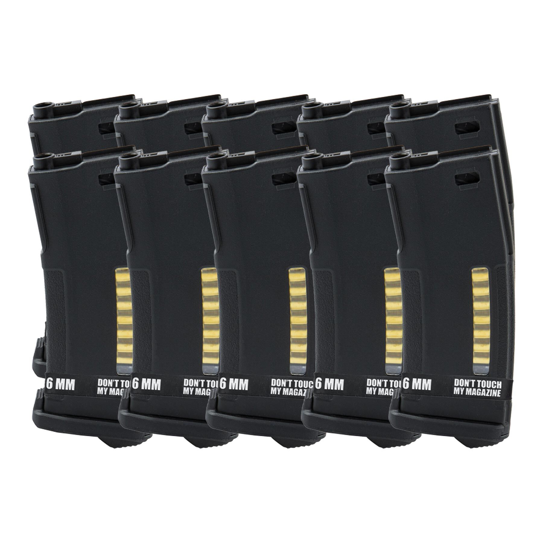 Pts Enhanced Polymer Magazine Rds Black Er Set Softair