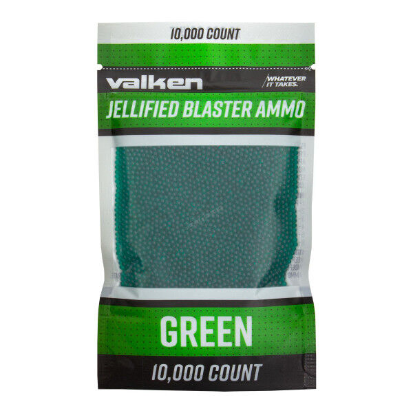 Valken Gel Blaster Ammo 10.000 rds. Gellets, Green - Bild 1