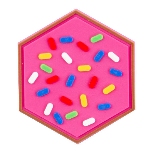 Hexagon 3D PVC Patch Donut - Bild 1