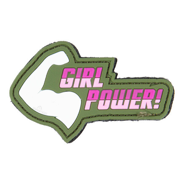 Patch 3D PVC Girl Power!, pink - Bild 1