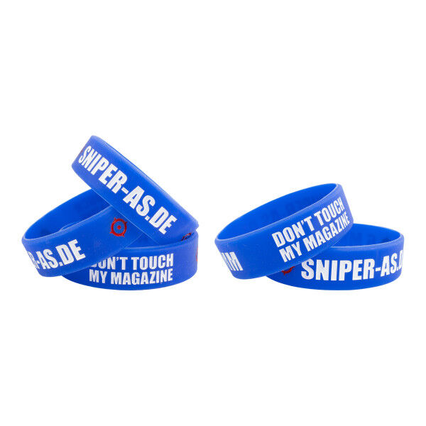 5er Set Sniper AS Magazinbänder, Bracelet, Blue - Bild 1