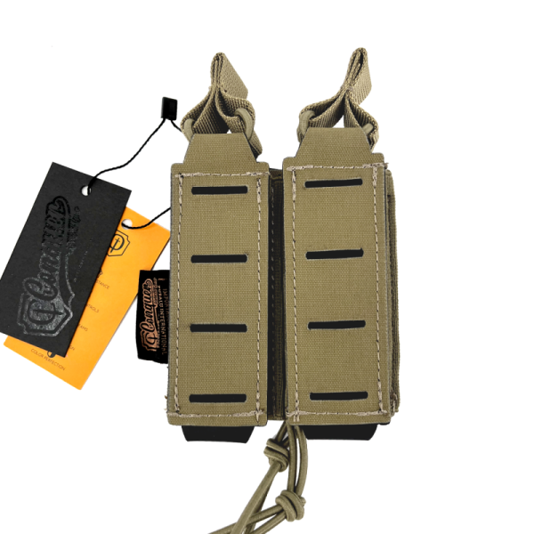 Conquer Double Pistol Mag Pouch, Tan - Bild 1