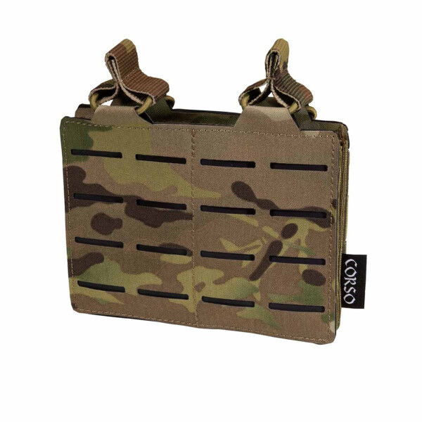Corso Tactical Double Mag-Pouch Dagger MK1 für M4, Camo - Bild 1