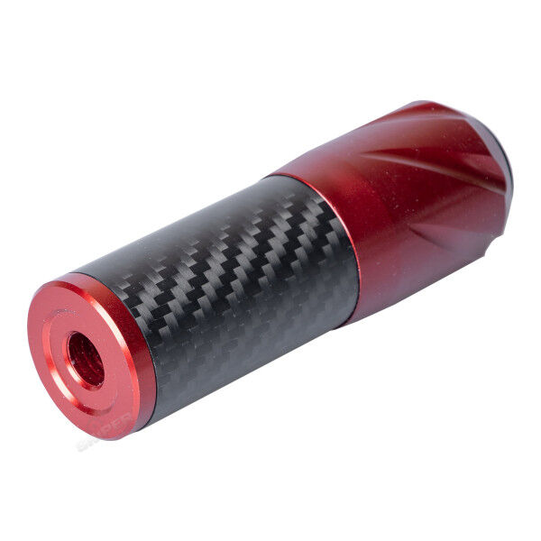 DSL2 Carbon Silencer 36x100mm, Red - Bild 1