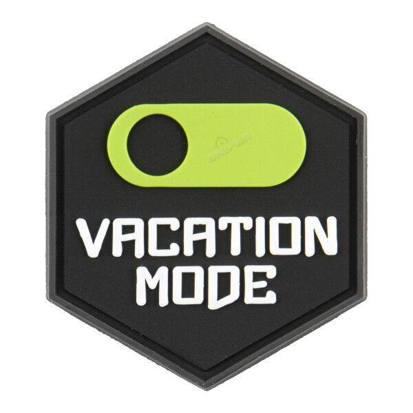 Hexagon 3D PVC Patch Vacation Mode - Bild 1