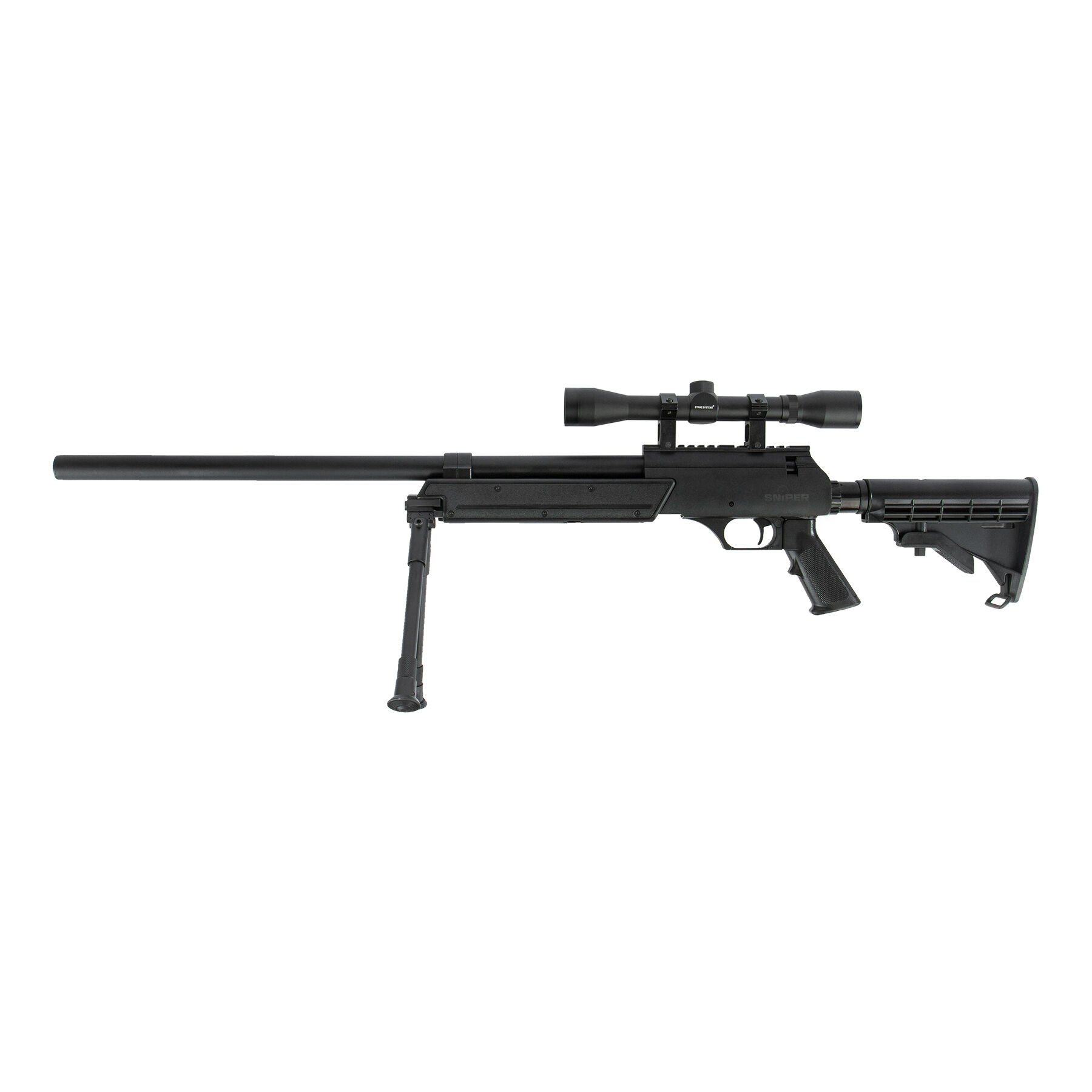 Rifle Sniper Airsoft Silverback HTI .50 BMG 6mm - Preto - Airsofts Brasil