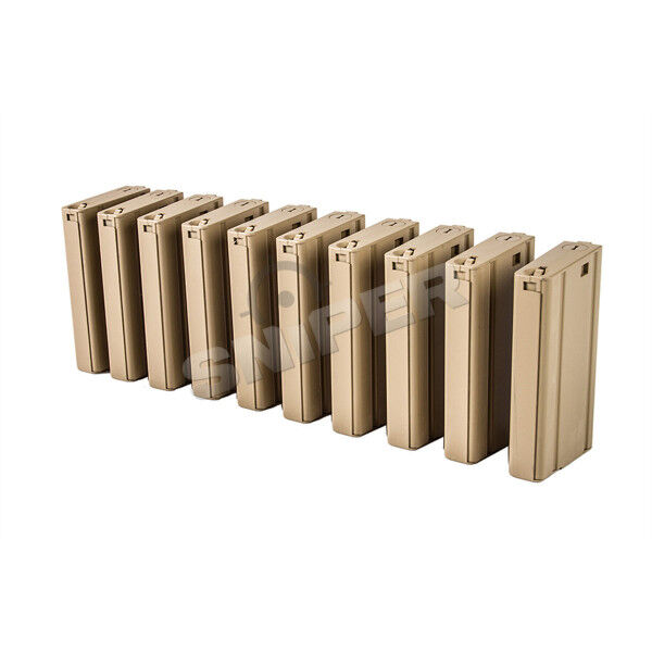 Ersatzmagazin 10er Pack Low Cap, Farbe Tan. Für FN - Bild 1