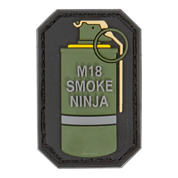 3D PVC Patch M-18 Smoke Ninja, yellow - Bild 1