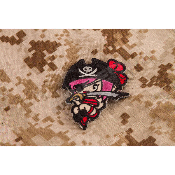 Pirate Girl Patch, black (A115) - Bild 1