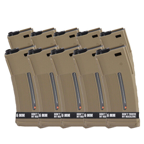 PTS EPM1 Enhanced Magazin für M4 250rds, Dark Earth, 10er-Set - Bild 1