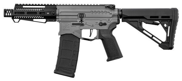 Zion Arms PW9 M4 M-Lok 6&quot; (S)AEG, Black/Grey - Bild 1