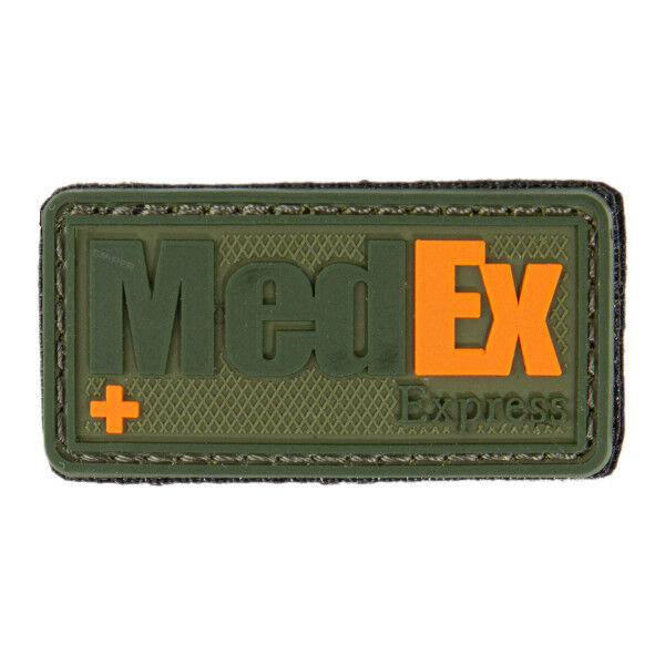 3D PVC Patch MedEx Express, black - Bild 1