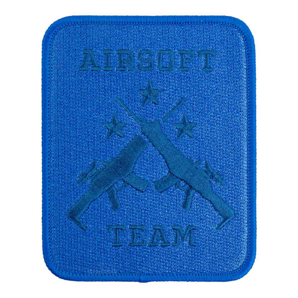 Patch Airsoft Team, Aufnäher Stoff, Blue - Bild 1