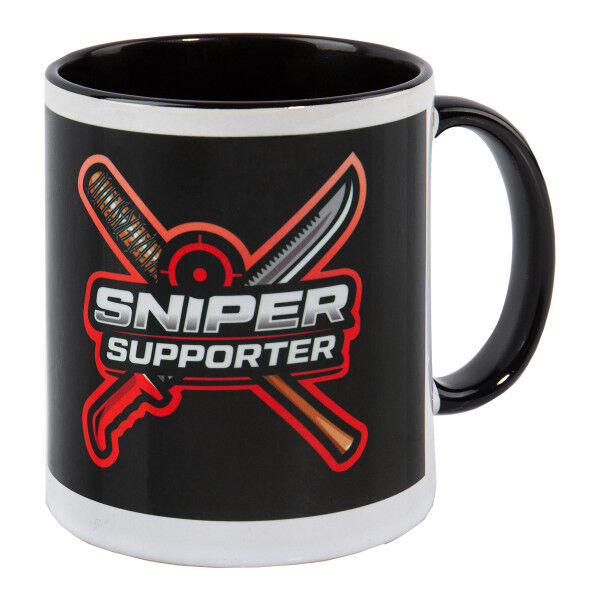 Sniper Fan Tactical Supporter Tasse, schwarz - Bild 1