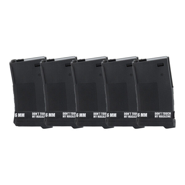 Enhanced Polymer Magazine für SR-25, 150rds, Black, 5er-Set - Bild 1